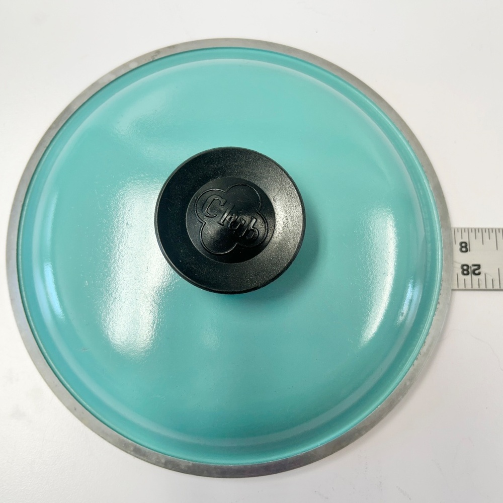 Vintage Club Aluminum 7in Saucepan Turquoise Replacement Lid Only - Picture 4 of 4